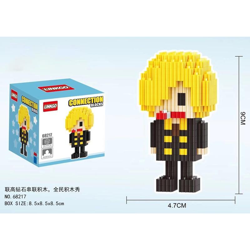 Đồ Chơi Lắp Ráp Mô Hình Nhân Vật One Piece - LinkGo 68217 - Sanji