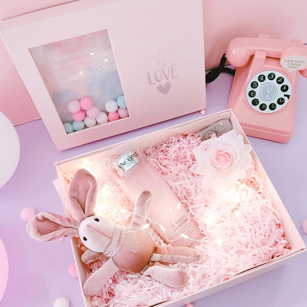 Hộp quà tặng, Túi quà tặng Classy tông hồng dễ thương, quà sinh nhật, kỷ niệm Q1551