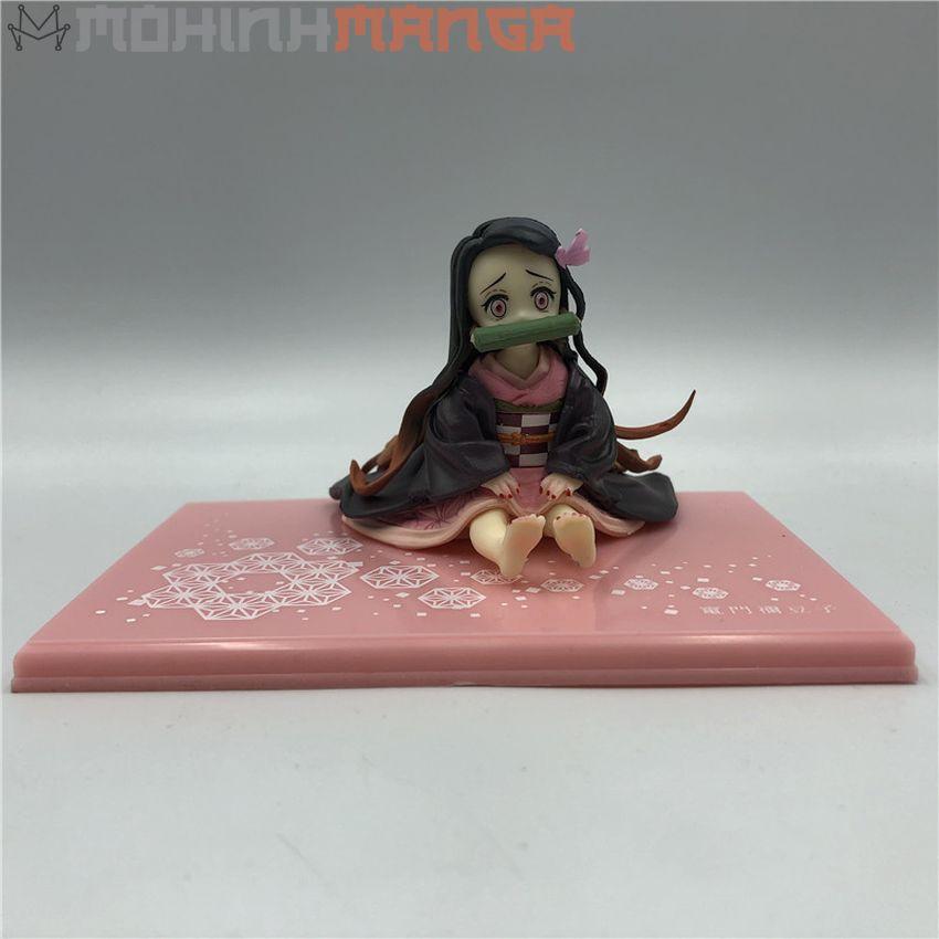 Mô hình nhân vật Nezuko Kamado (em gái Tanjiro) figure Kimetsu no Yaiba Thanh Gươm Diệt Quỷ Cứu Nhân Demon Slayer