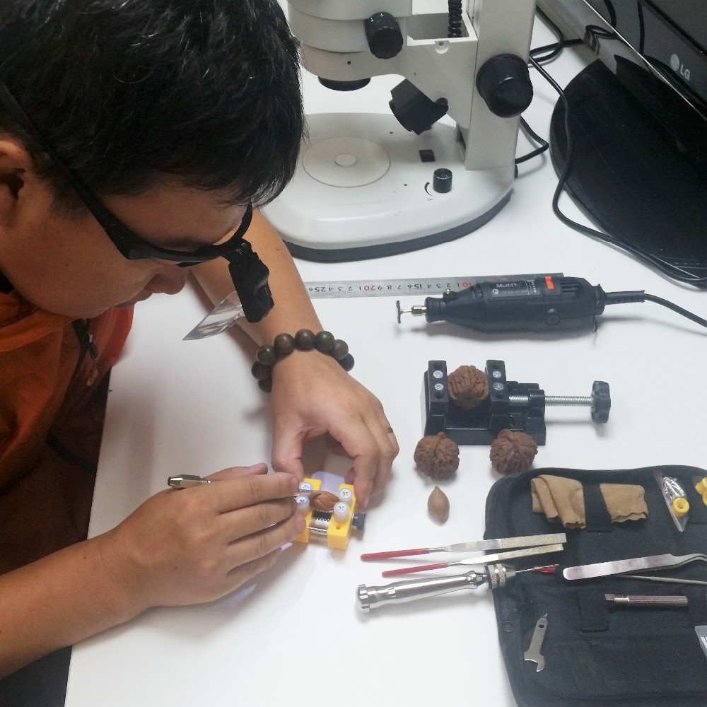 Kính lúp đeo đầu có đèn v2