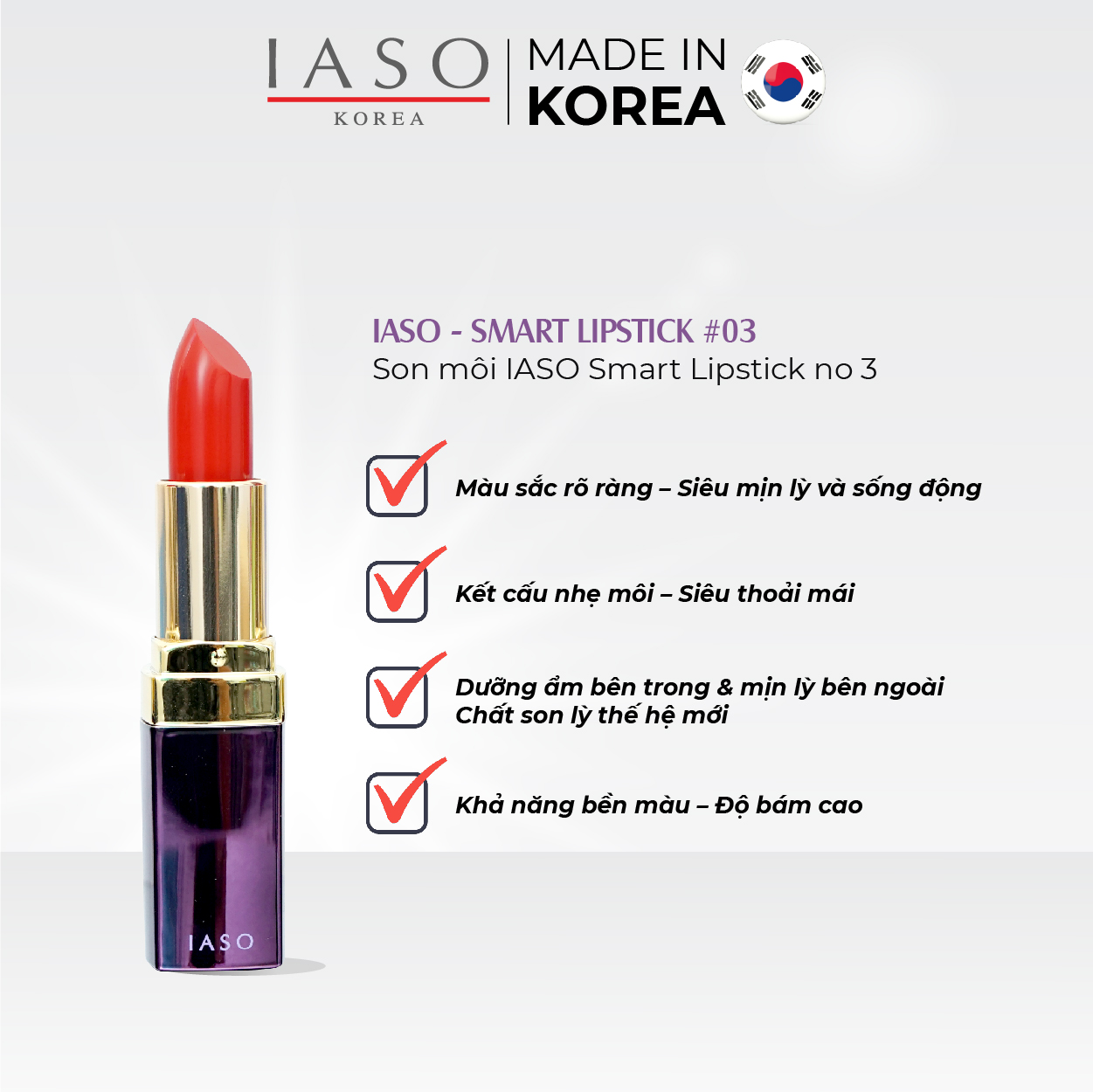 Son môi IASO Smart Lipstick