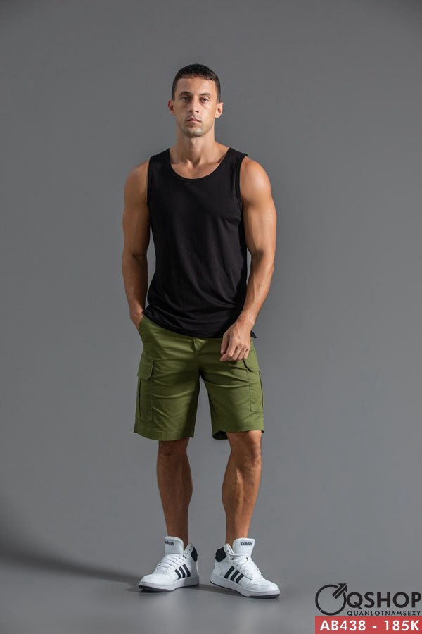 Áo thun 3 lỗ nam màu trơn đơn giản QSHOP AB438