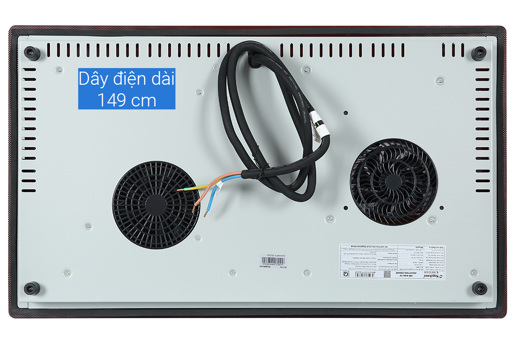 Bếp điện từ đôi lắp âm Nagakawa NK2C08MS - Hàng chính hãng