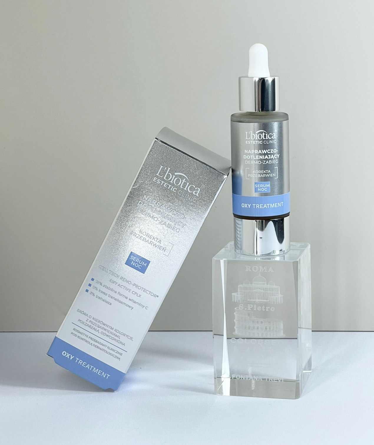 Sản phẩm serum dưỡng da ban đêm L'biotica Estetic Clinic Oxy
