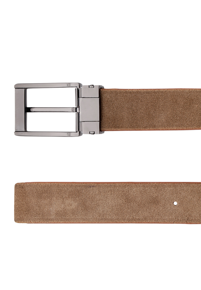 HJ4119-20-21 - Dây nịt nam Huy Hoàng lót nhung 3,5P màu da, đen, nâu