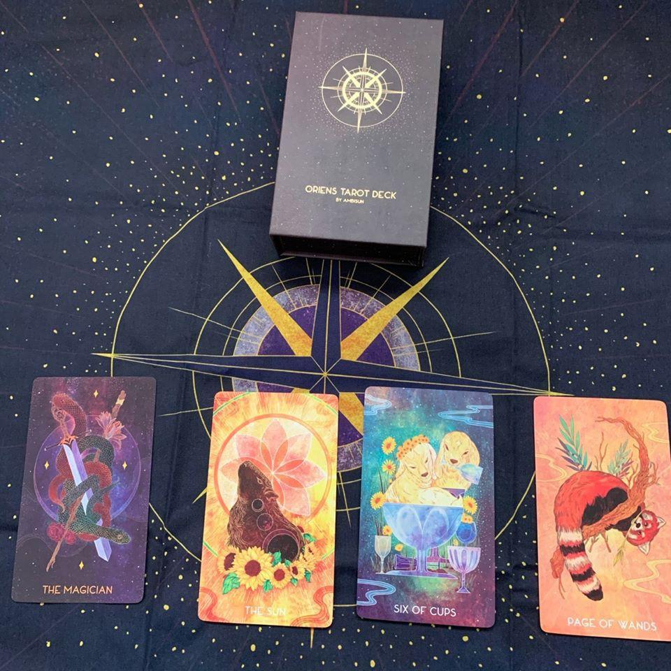 Bài Tarot Oriens Tarot Tặng Đá Thanh Tẩy