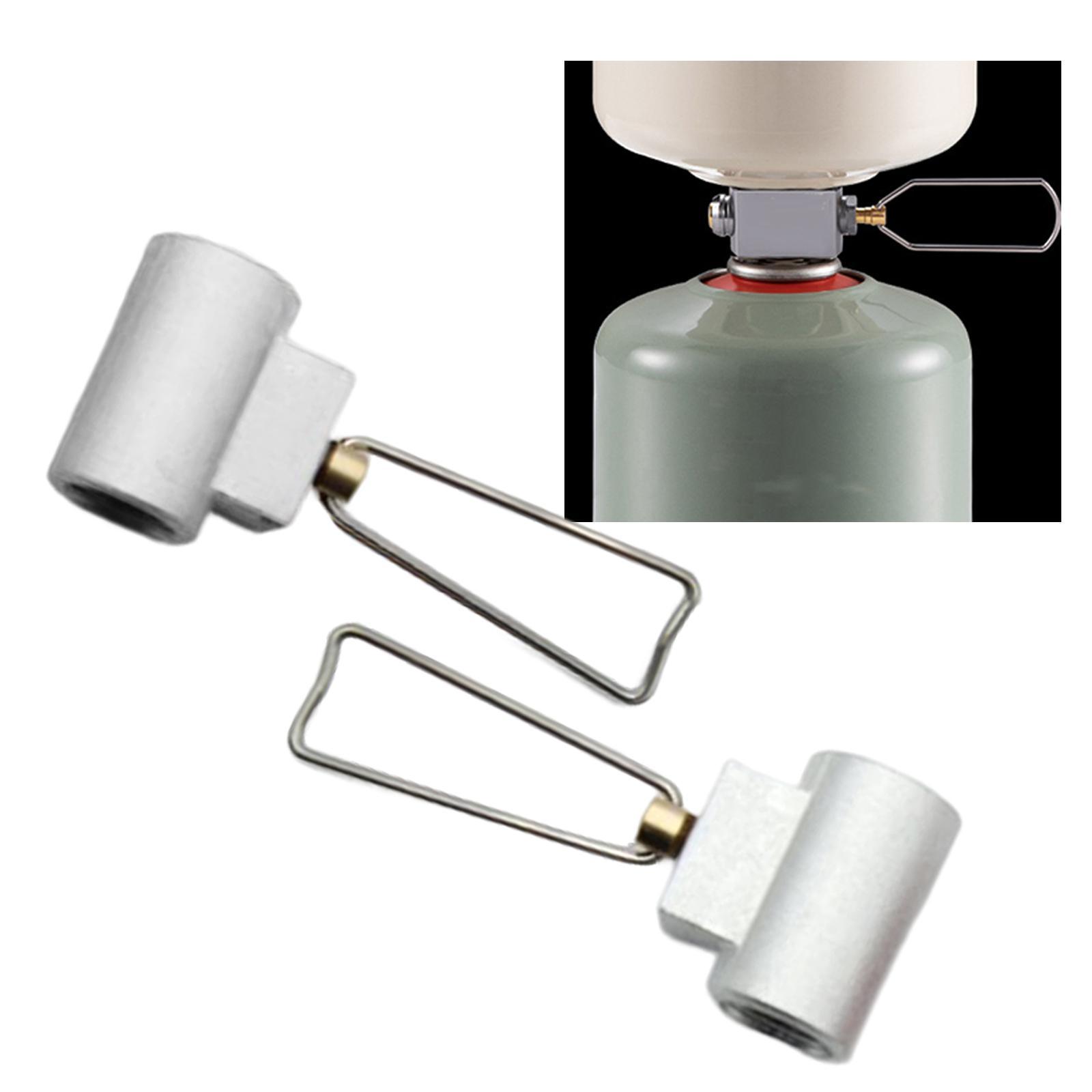 2x Gas Refill Adapter Kit Replacement Portable Stove Cartridge Canister Connector for Camping Outdoor