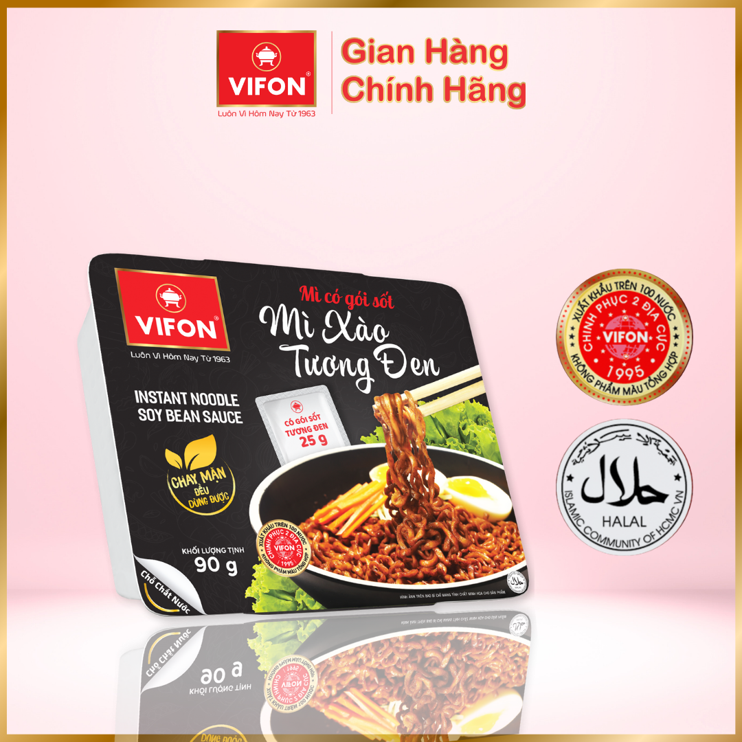 Thùng 18 Mì Xào Tương Đen VIFON