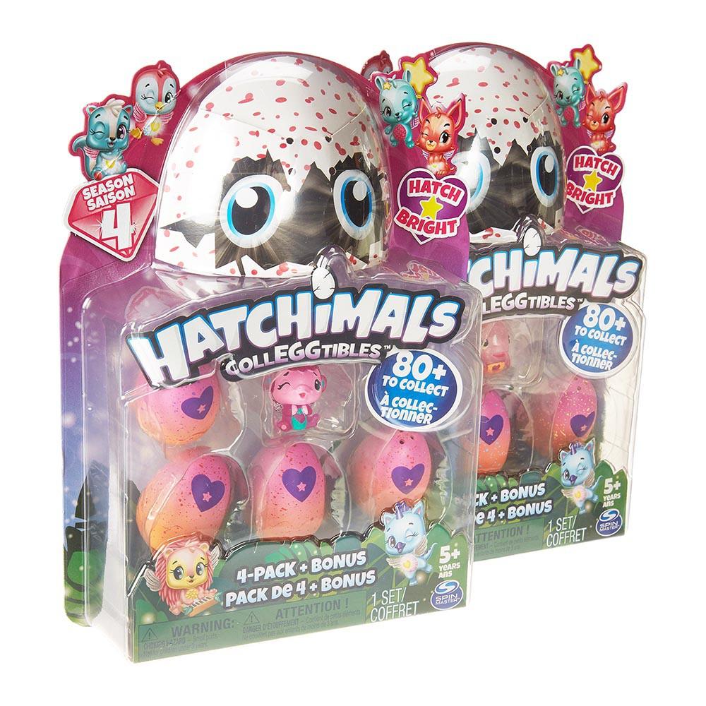 Đồ chơi trứng Hatchi CollEGGtibles Season 4 - Vỉ 4 quả mini và 1 nhân vật