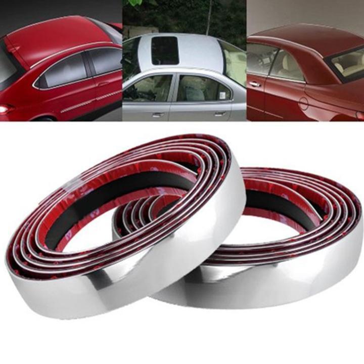 Nẹp viền trang trí chân kính ô tô , xe hơi rộng 20mm dài 15m