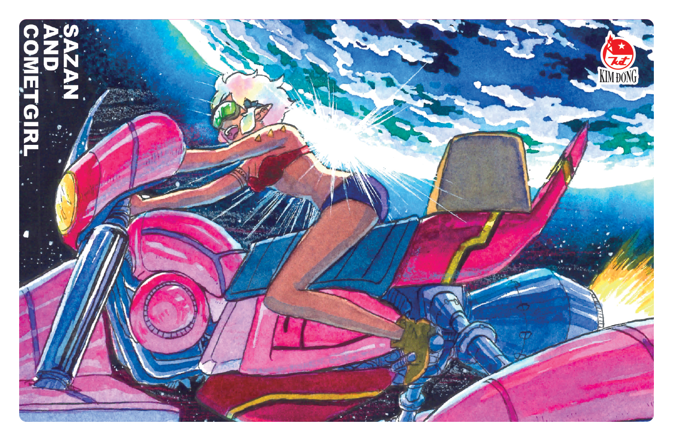 Combo Sazan Và Cô Gái Sao Chổi (2 Cuốn) [Tặng Kèm Set 6 Mini-Card]