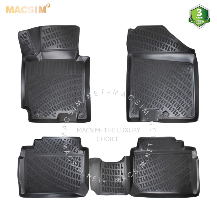 Thảm lót sàn ô tô nhựa TPU Silicon Kia Cerato first generation 2004-2009 Nhãn hiệu Macsim