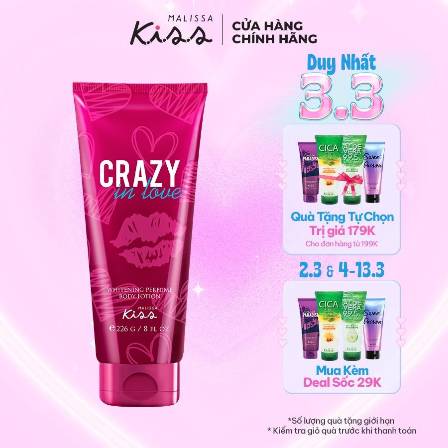 Sữa Dưỡng Trắng Da Toàn Thân Hương Nước Hoa Crazy In Love 226g