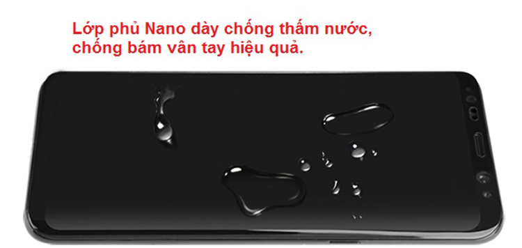 Kính Cường Lực Phủ Màu Dành Cho Samsung Galaxy S8 Plus - Hàng Nhập Khẩu