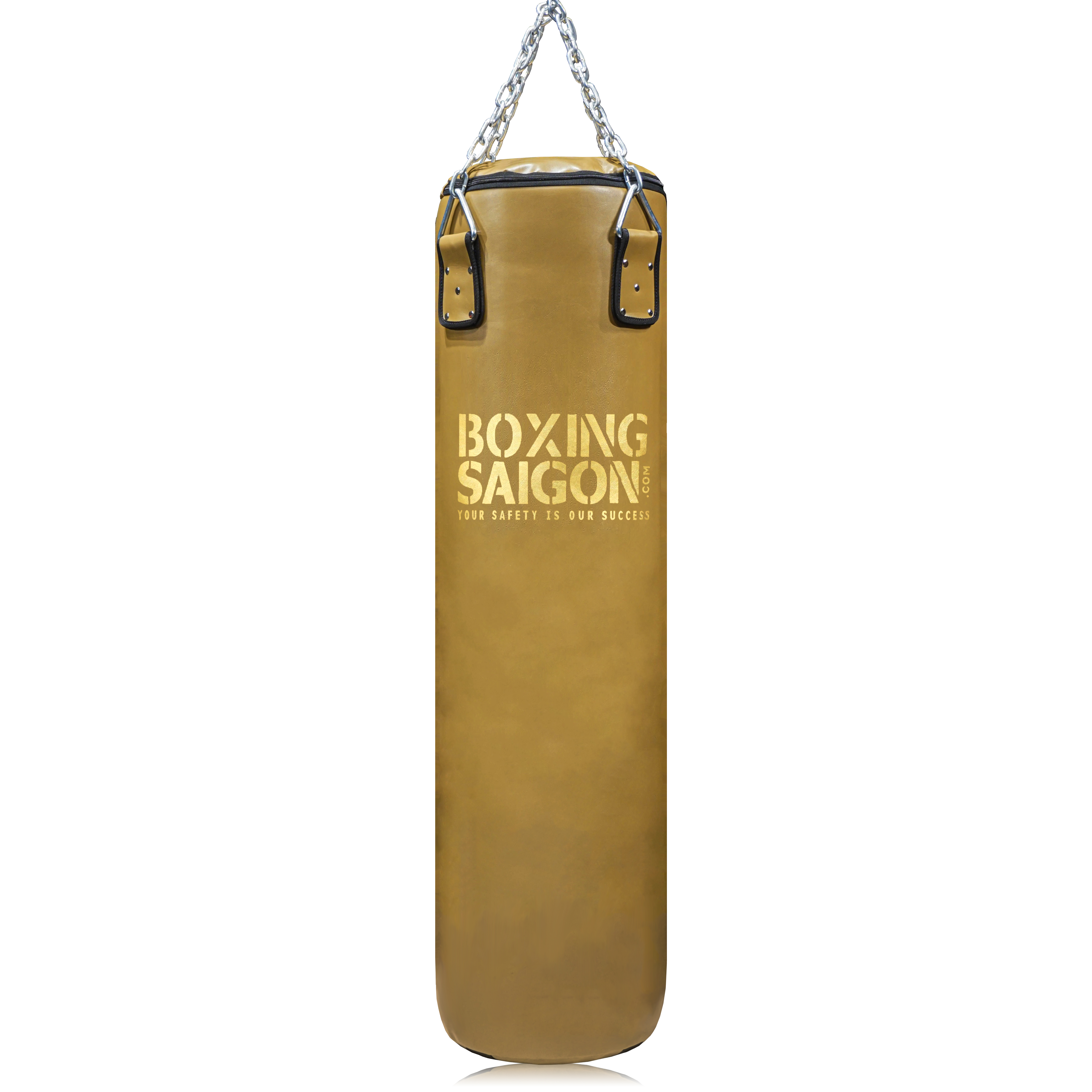 Vỏ bao cát treo dây xích đánh boxing 1m2 - Vintage Gold