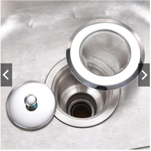 Dụng cụ lọc rác bằng inox tránh tắc nghẽn bồn rửa bát bền đẹp