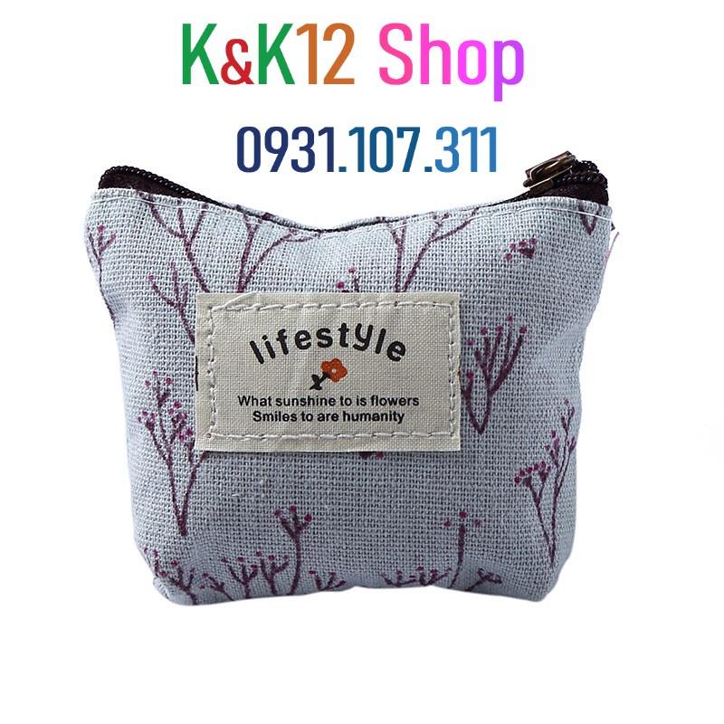 Túi mini cỡ nhỏ có khóa kéo để đựng thẻ chìa khóa và tiền xu.