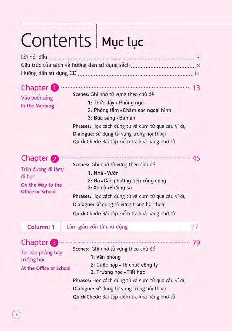 Sách Sổ Tay Từ Vựng Tiếng Anh - Từ Lúc Thức Giấc Đến Khi Đi Ngủ (Kèm file MP3)