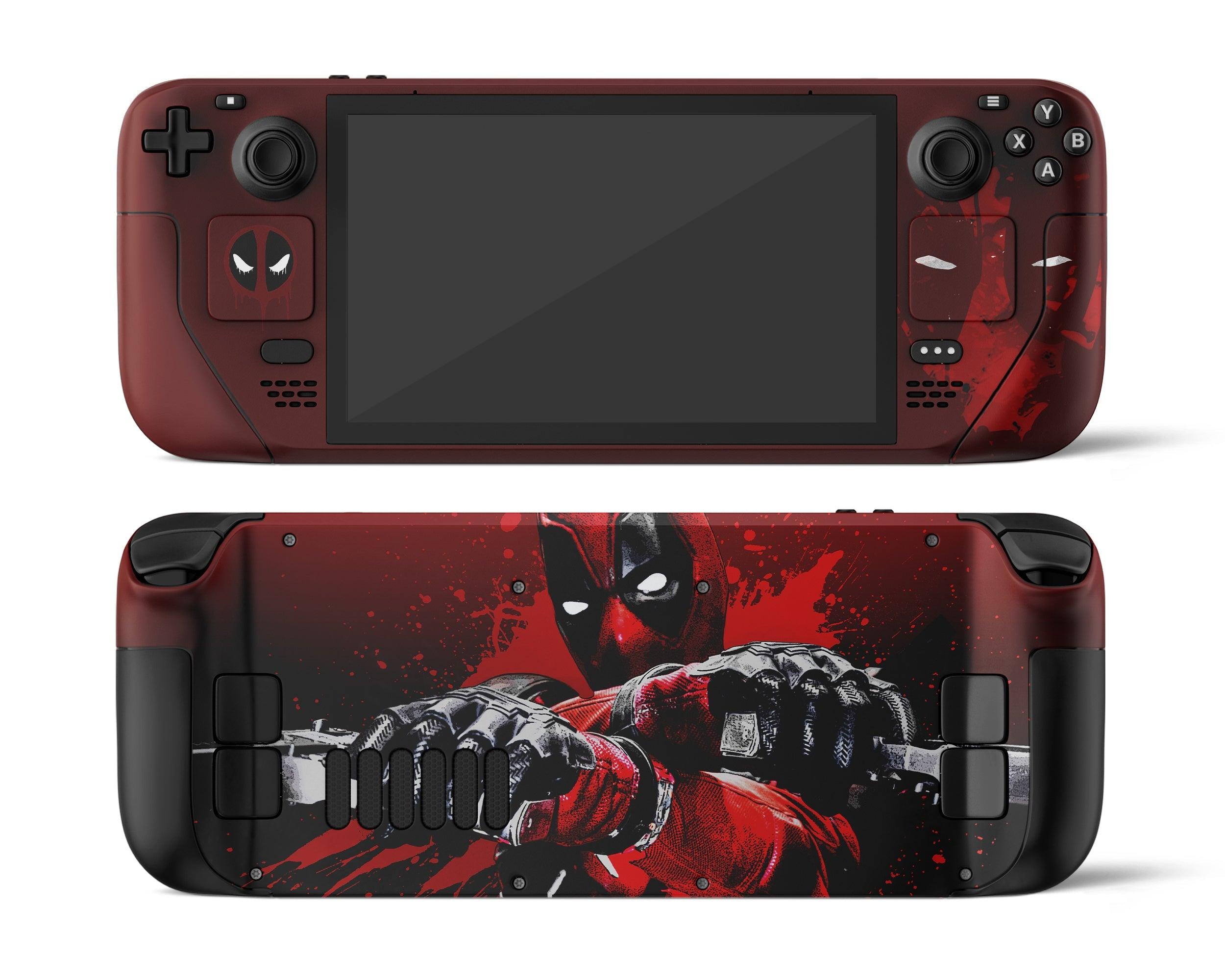 Skin dán Steam Deck mẫu Deadpool Artistic (Đã cắt sẵn chi tiết, dễ dán)