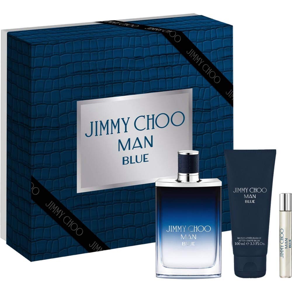 Bộ Set Nước hoa Nam Jimmy Choo Man Blue Gift Set Edt 100Ml + After Shave 100Ml + Mini Edt 7.5Ml