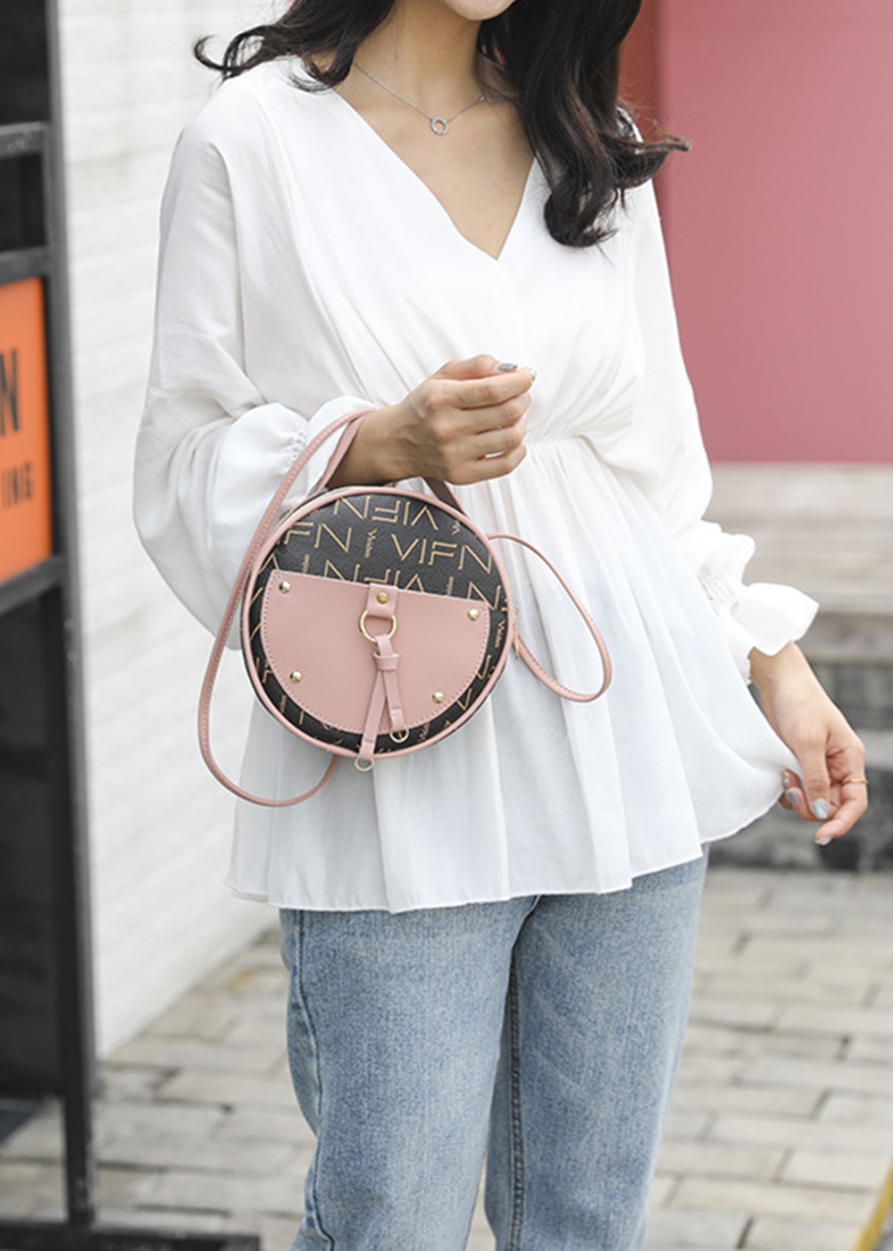 Túi xách, đeo chéo Retro chất liệu da PU