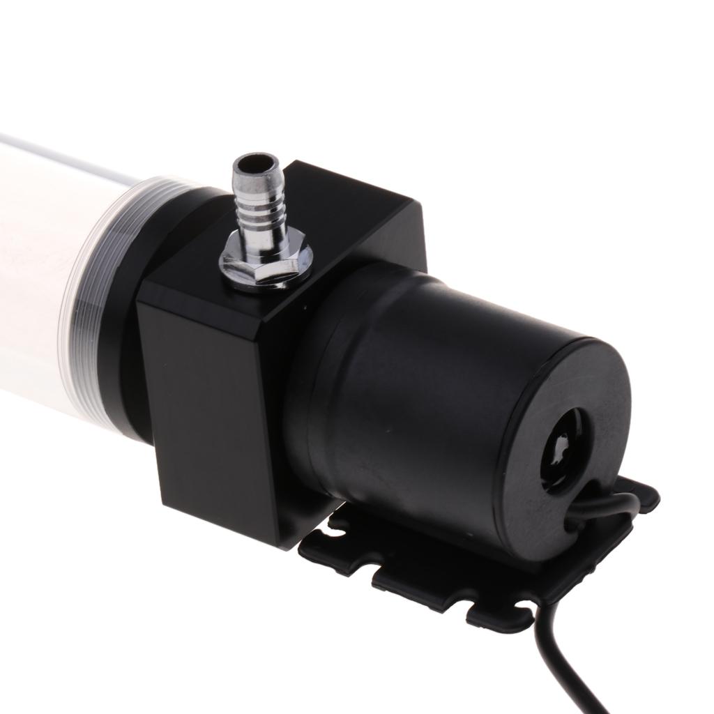 Cylinder Water Tank +G1/4 Thread 19W Pump Computer Water Cooling Radiator