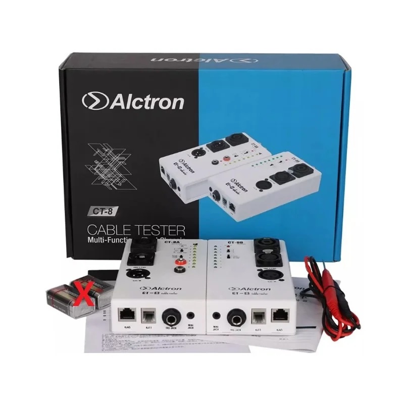 Bộ test tín hiệu dây cáp đa năng Alctron CT-8 - Hàng Nhập Khẩu