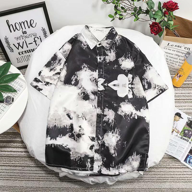 Áo sơ mi tay ngắn thời trang phong cách năng động cho nam