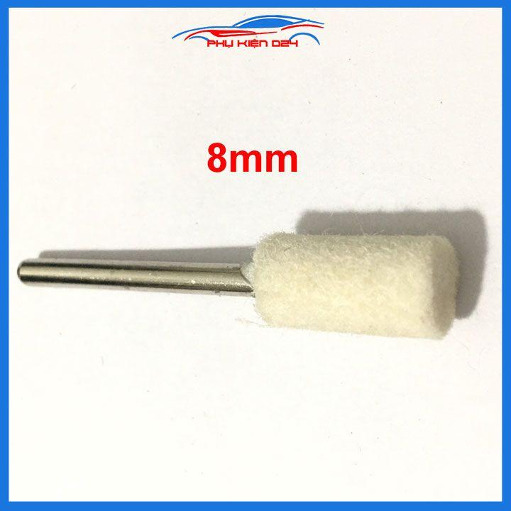 Đầu len trục 3mm đánh bóng kim loại, trang sức, viền điện thoại đầu trụ tròn nón