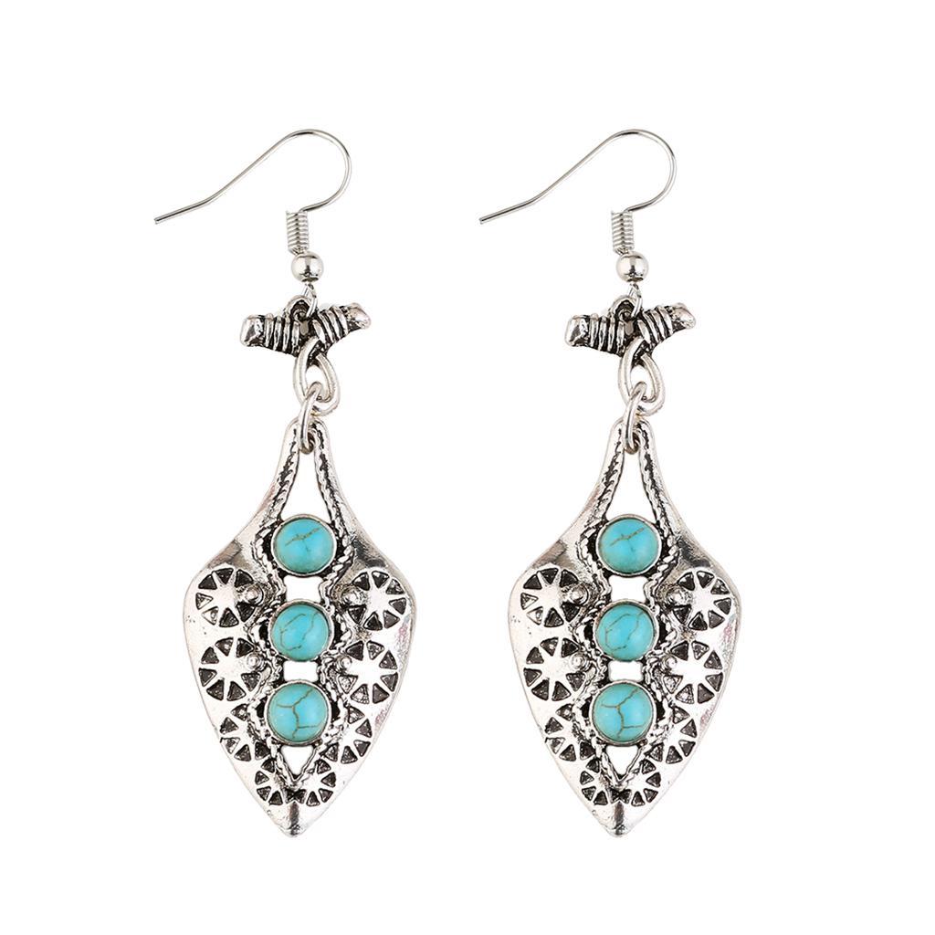 Vintage Charms Pendant Drop Earrings Women Dangle Earrings