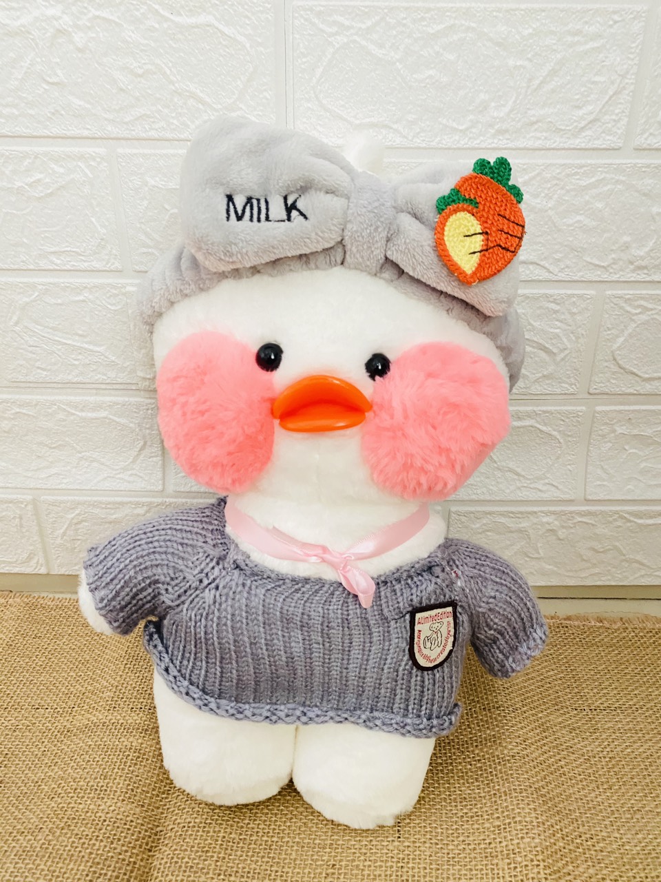 Vịt Má Hồng Lalafanfan Cao 39 cm mẫu AT02