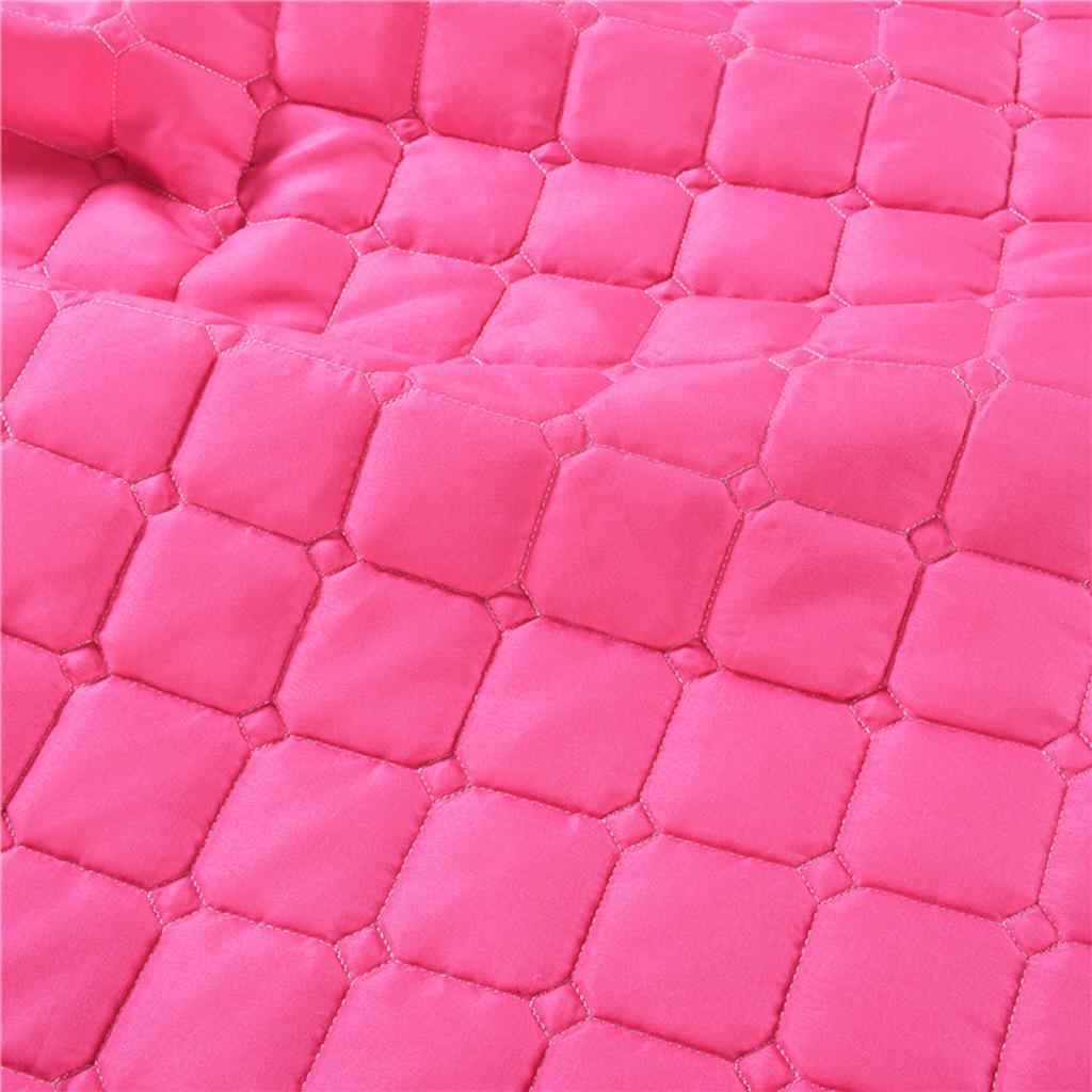4x Beauty Salon Massage Bed Mattress Sheet with Face Breath Hole Rose Red