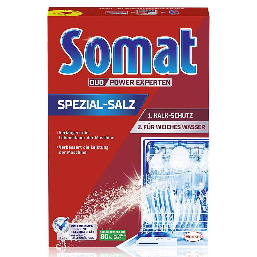 [Made in Germany] Muối rửa ly Somat Spezial Salz 1,2 Kg