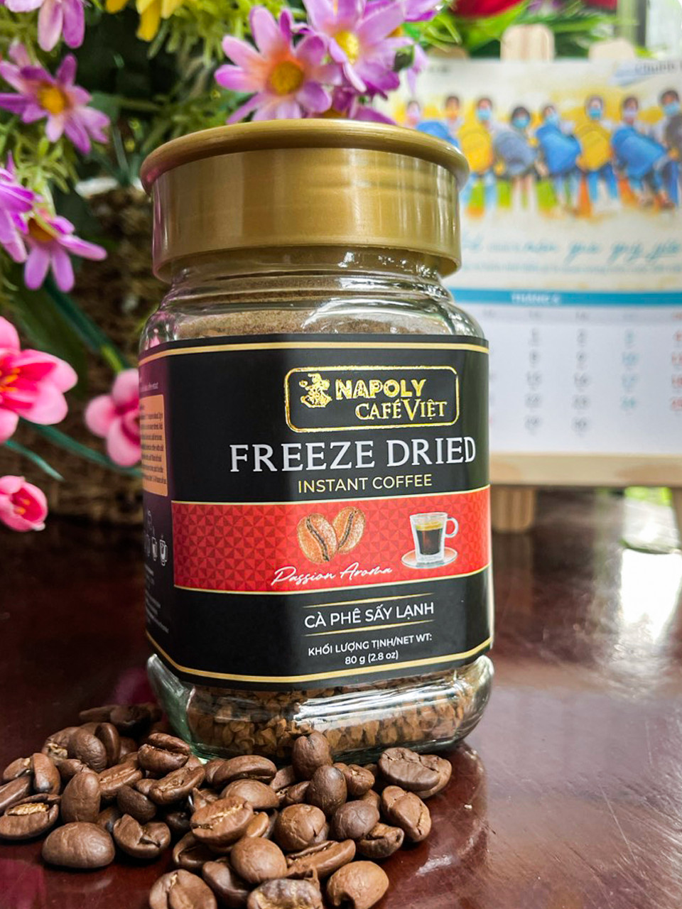 Cà phê sấy lạnh Freeze Dried Napoli Coffee 80g