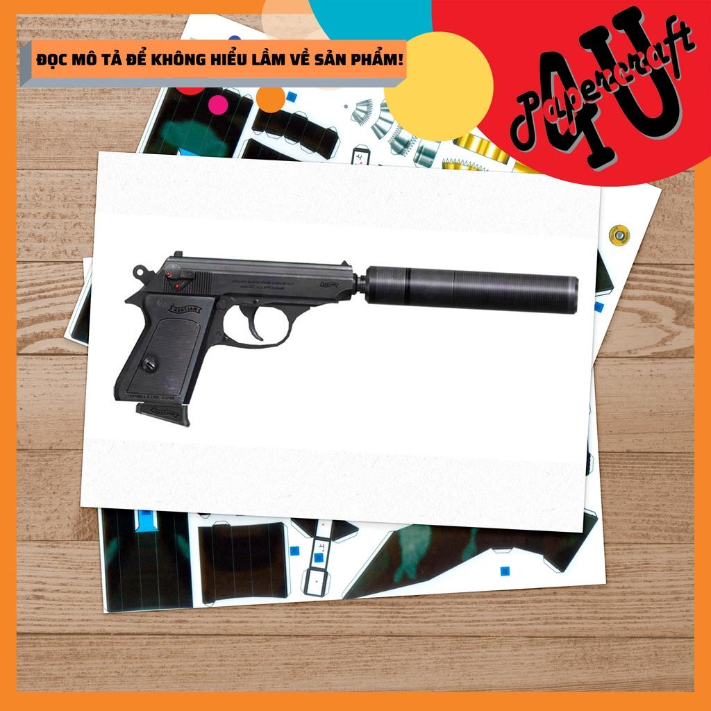 Mô hình giấy 3D mô hình lắp ráp PPK tỉ lệ 1:1