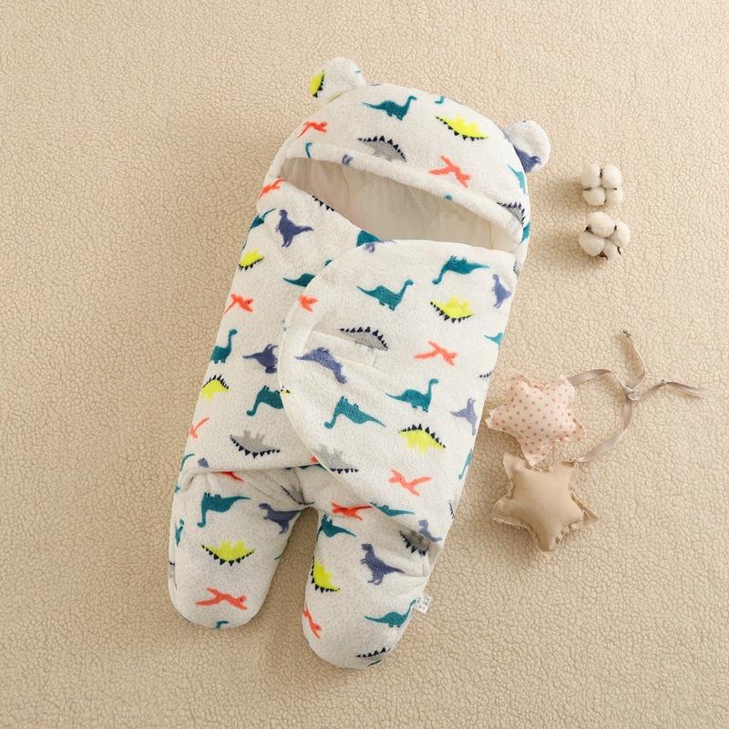 Túi Ngủ Cho Bé Dép Nỉ Bộ Chăn Ga Gối Cotton 100% Dày Chia Chân Chống Đá Sách Bao Da Ốp Lưng Cho Bé Trong Mùa Thu/Mùa Đông Sơ Sinh đầm Bọc