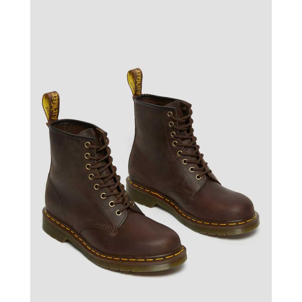 Giày Dr. Martens Hoàng Phúc 1460 Crazy Horse Leather Lace Up Boots Cao Cấp Thời Trang Nam