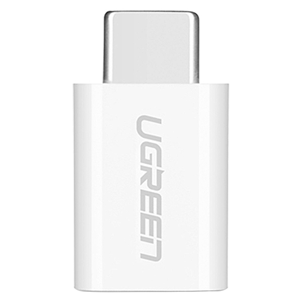 Cổng chuyển USB Type C to USB micro  Adapter ( trắng) Ugreen 30154 Hàng chính hãng