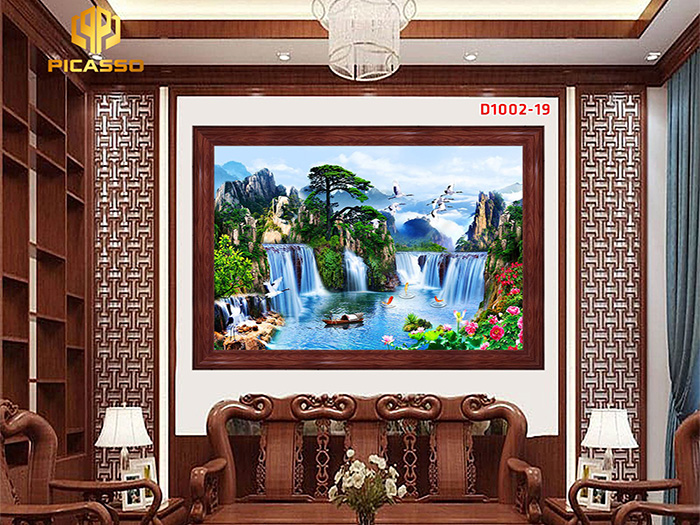 Tranh kính cường lực Sơn Thủy Hữu Tình D1002_05