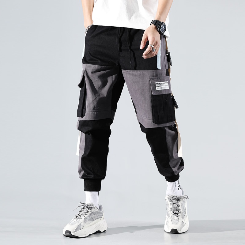 Quần jogger nam túi hộp chất kaki cotton mềm mịn, phong cách đường phố K71