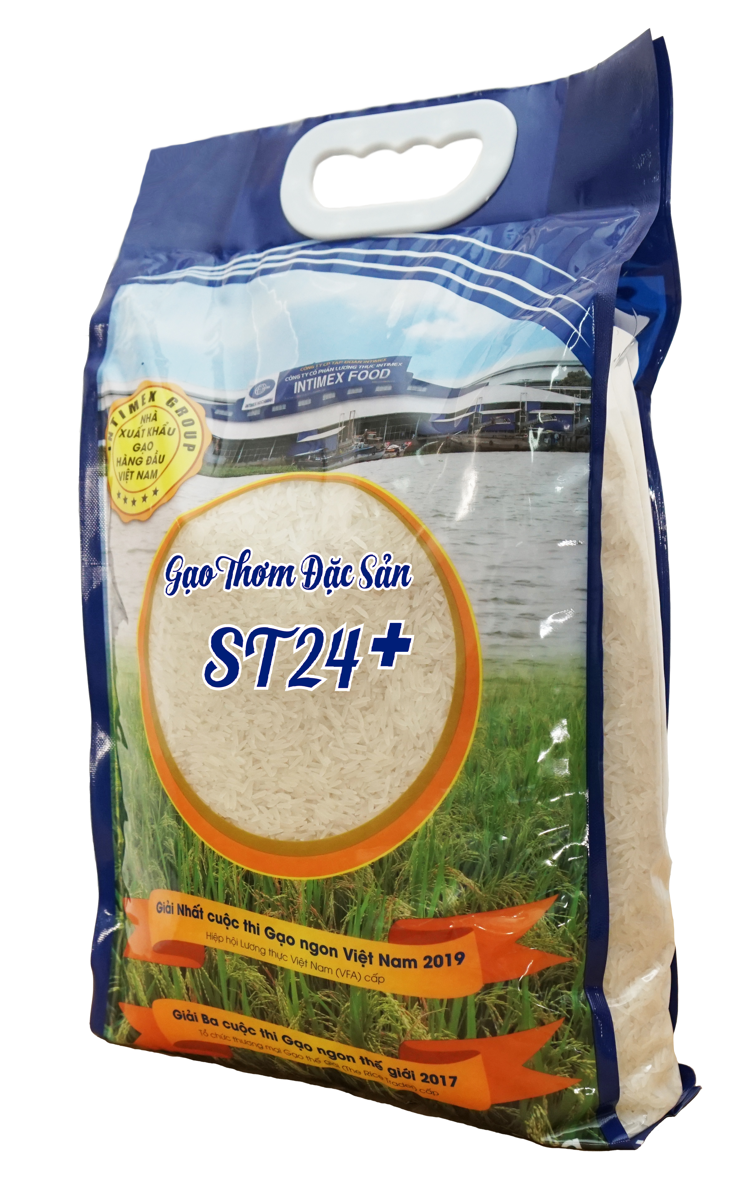 Gạo thơm đặc sản ST24+ Sóc Trăng - Intimex Group - Dẻo, thơm ngon, ngọt cơm
