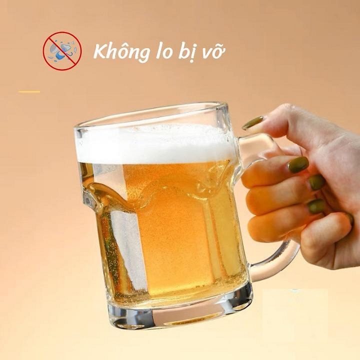 Cốc Bia Meka Dung Tích 300 ML  Trong Suốt Chống Bể Vỡ Sử Dụng Lâu Dài