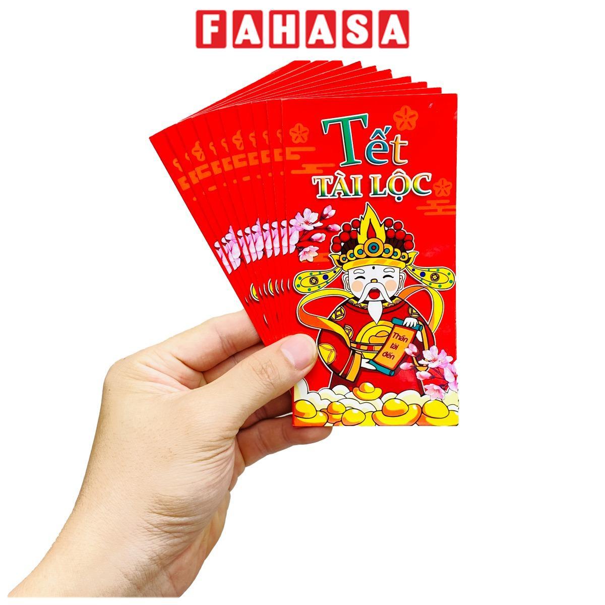 Bộ 50 Bao Lì Xì Bính Ngọ 2026 - Gia Long (Mẫu Màu Giao Ngẫu Nhiên)