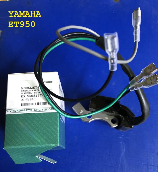 ET950 Bình xăng con, Cuộn dây Mobin IC, Khóa xăng, Dây thiều mâm giựt, séc măng Yamaha ET950