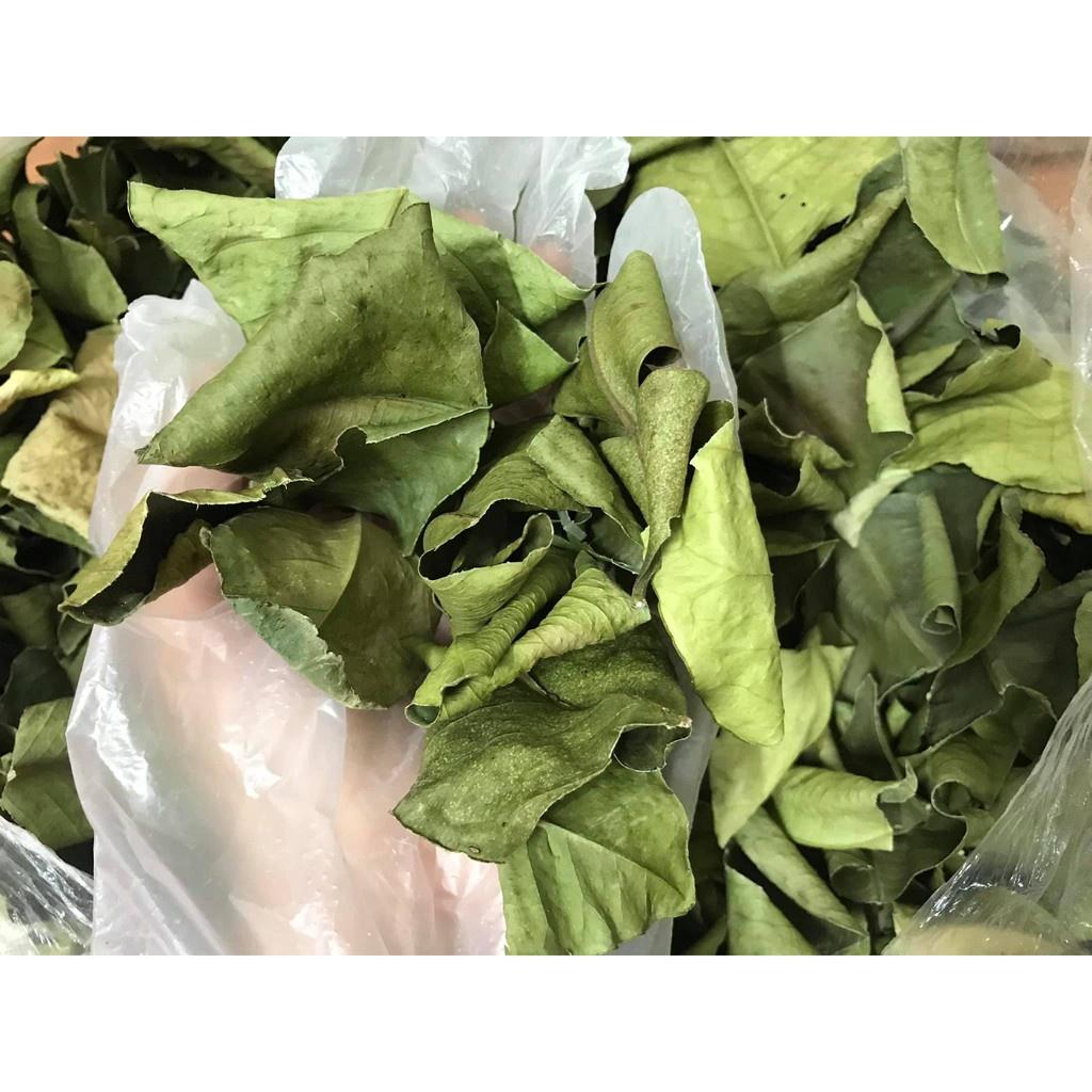 500gr lá bưởi khô sạch thu hái từ cây nhà trồng - hàng nhà làm thủ công