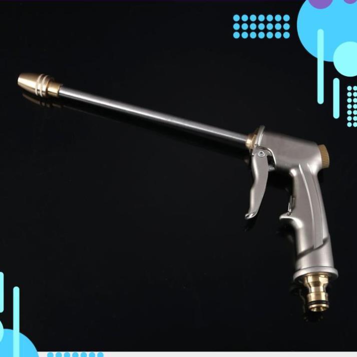 Bộ dây vòi xịt nước rửa xe, tưới cây . tăng áp 3 lần, loại 3m, 5m 206701-2Dđầu đồng, cút+ tặng đai