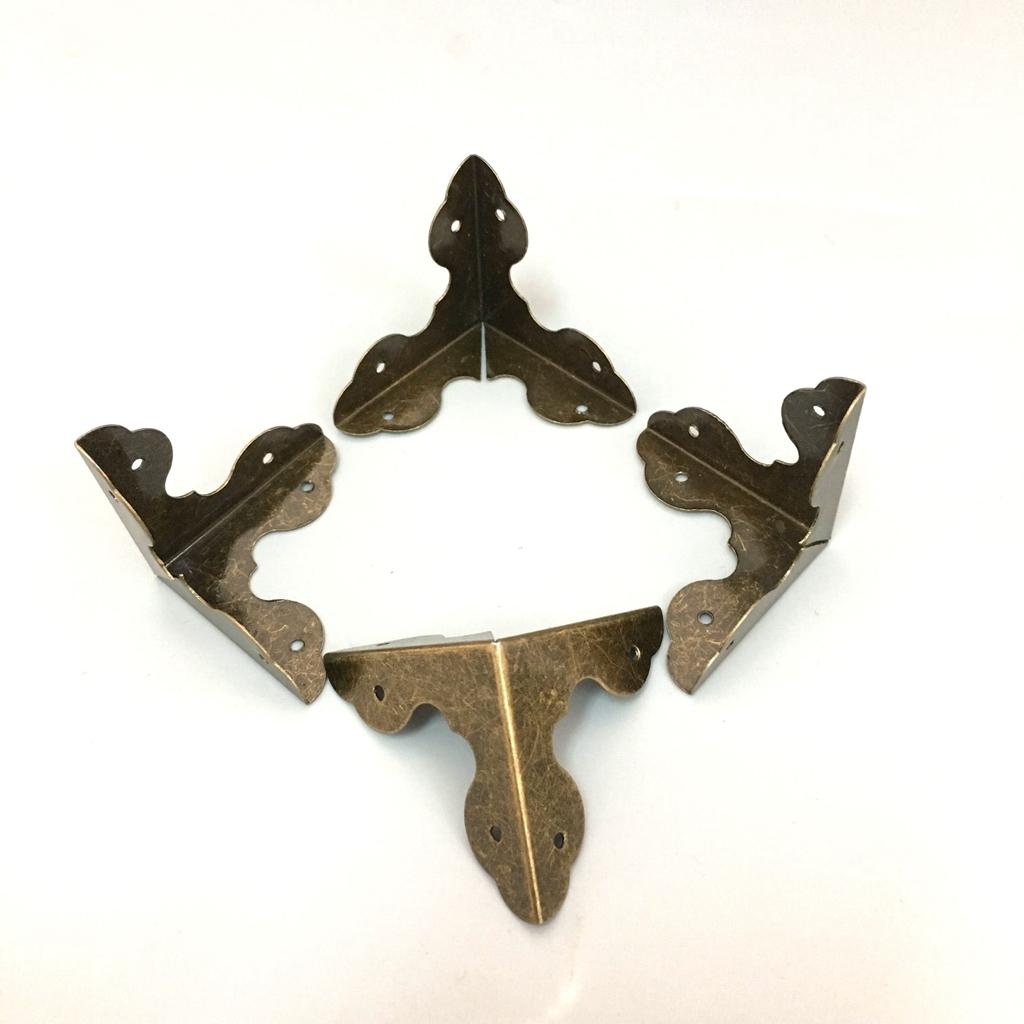 4pcs Decorative Vintage Jewelry Gift Box Corner Edge Guards Protectors Cover