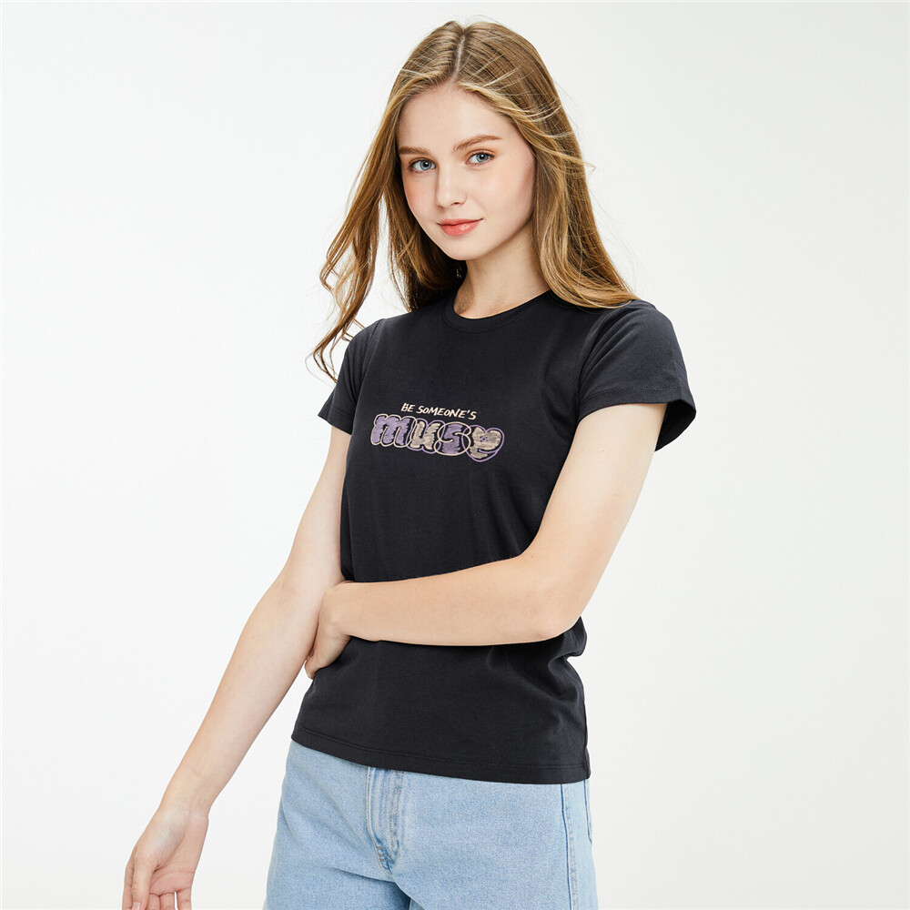 Áo Thun Nữ Ngắn Tay In Hình Giordano 05391211