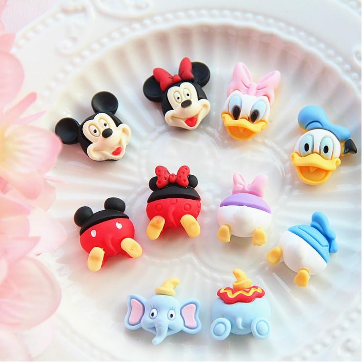HN * Các mẫu charm hoạt hình Mickey, Donald cho các bạn trang trí dẹp Crocs, vỏ điện thoại, kẹp tóc, DIY