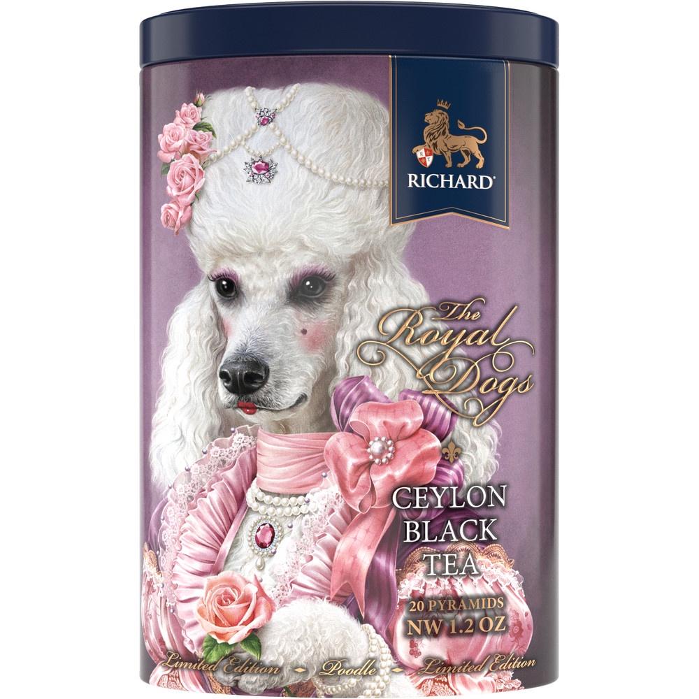 Trà Đen Ceylon Túi Lọc Hiệu Richard Hộp - Tea Richard The Royal Dogs, Poodle